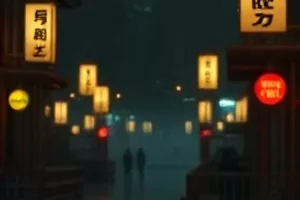 玻璃幕墙里的双人倒影，《双生倒影》画面